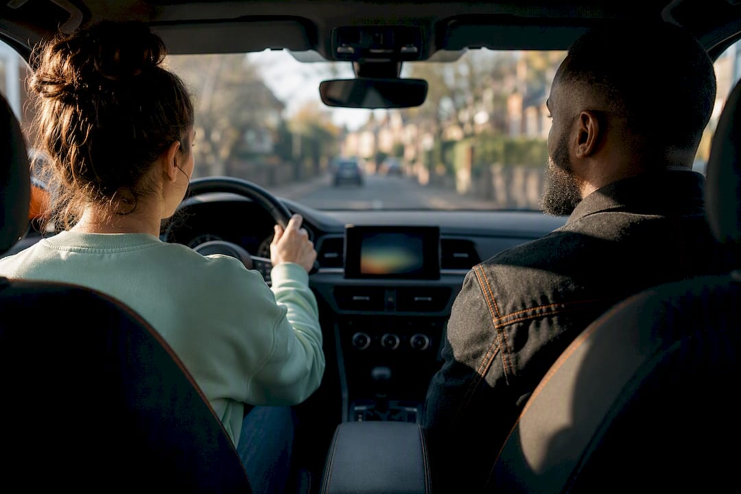 Welcome to Connect Driving School 21 Instructor observing learner during mock driving test