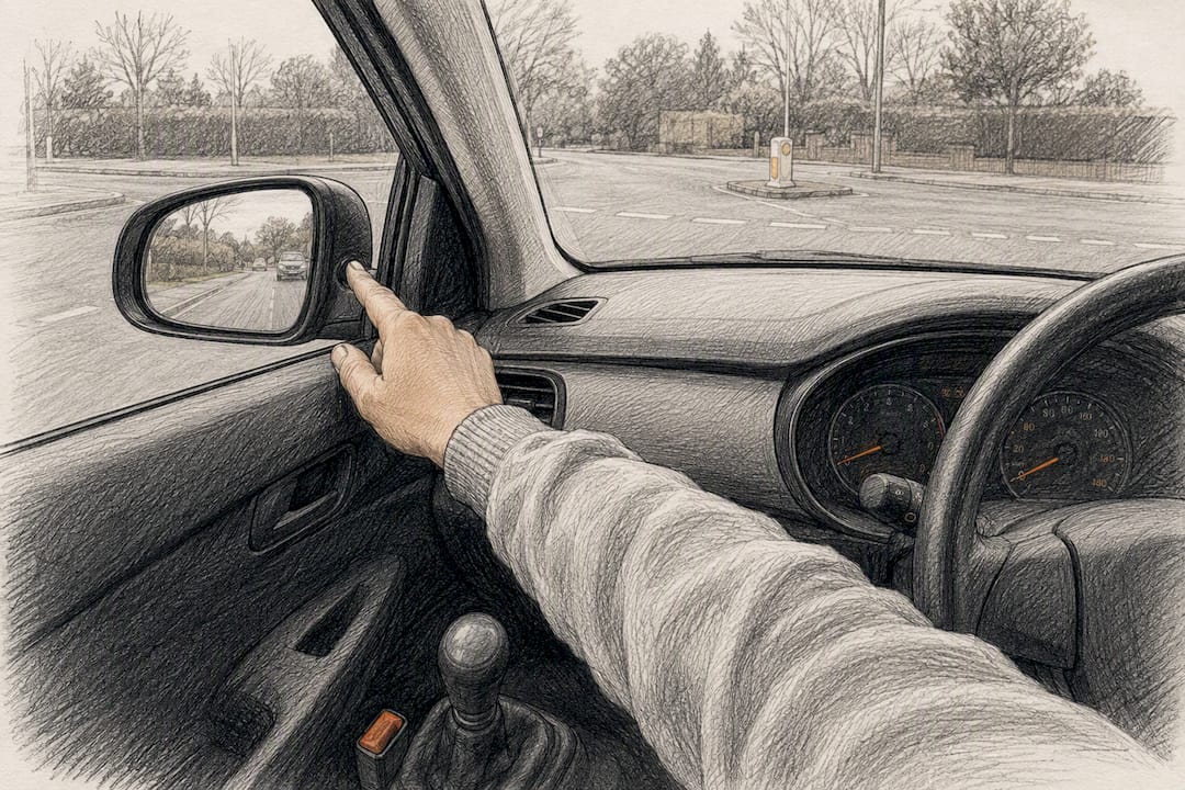 One Stall Won't Fail You: DVSA Rules and Drills to Stop Stalling a Car 1 Learner checking mirrors after a stall