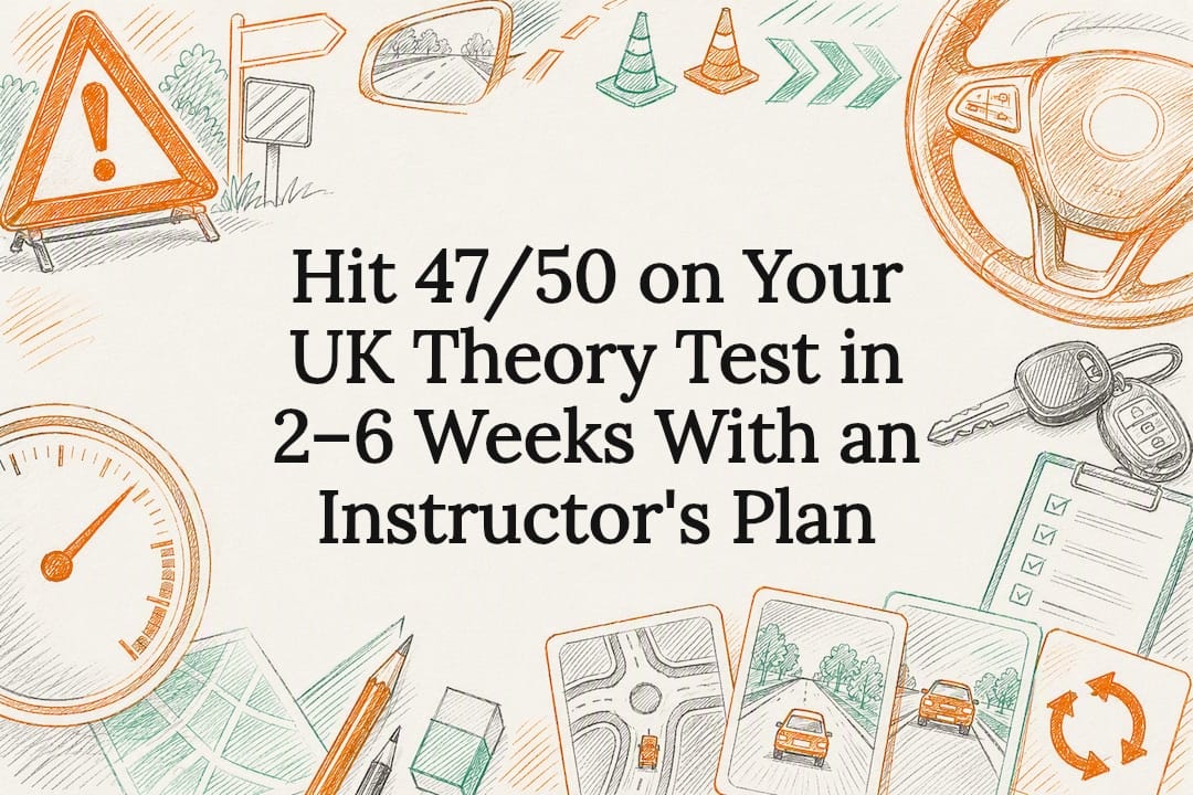 Welcome to Connect Driving School 22 Decorative UK theory test title card