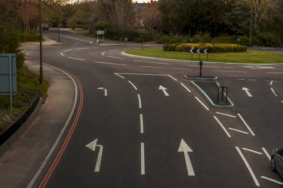 Beat Bromley's 52.90% Pass Rate: 5 Bromley Test Route Fragments 1 UK multi-lane roundabout approach