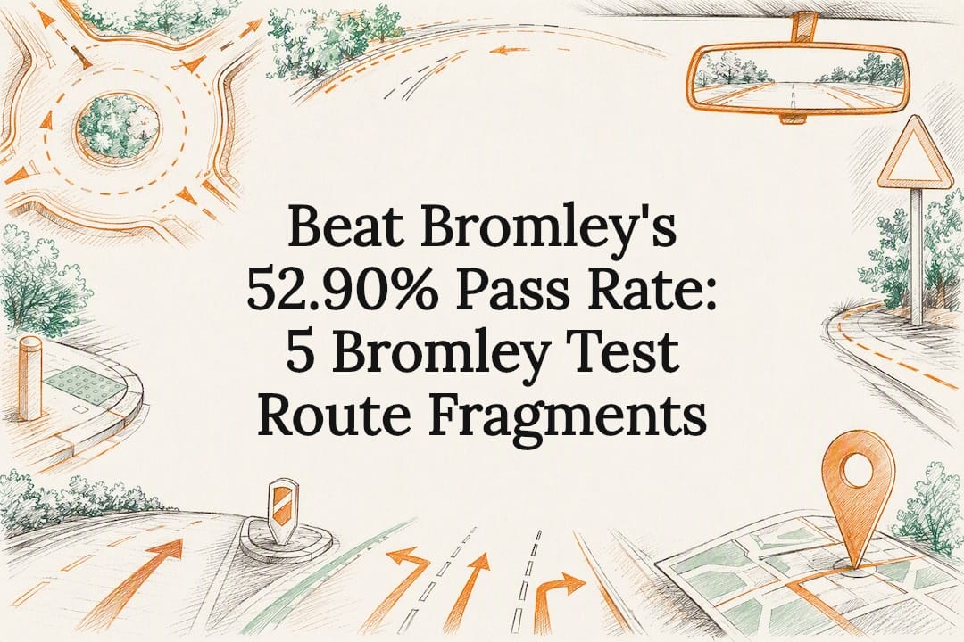 Decorative Bromley test routes title card