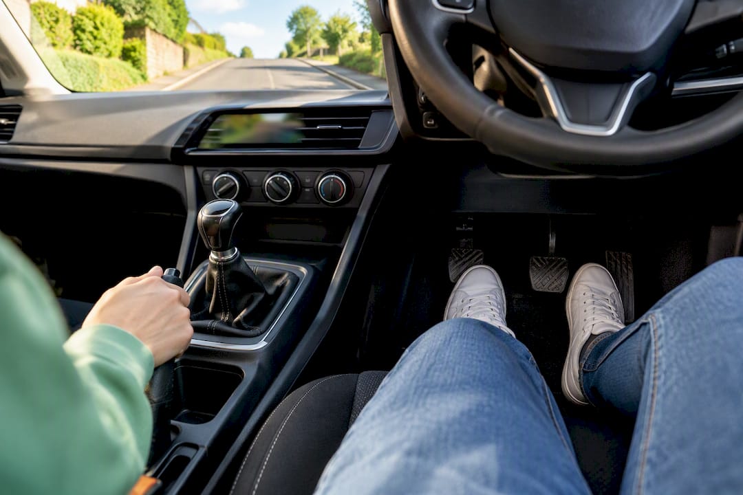 RHD manual car handbrake and pedals