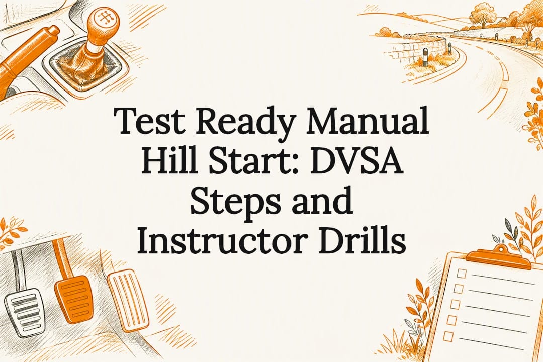 Decorative manual hill start title card